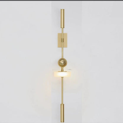 Novelty Brass Wall Light White Acrylic 3 Changeable New Style For Parlor Bathroom Dining Room Bedroom Aisle Dropshipping
