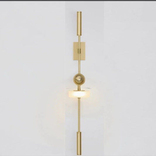 Novelty Brass Wall Light White Acrylic 3 Changeable New Style For Parlor Bathroom Dining Room Bedroom Aisle Dropshipping