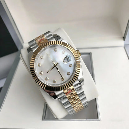 Customized luxury men's watch, 41mm, sapphire crystal, 316L stainless steel strap, 8215fully automatic mechanical movement