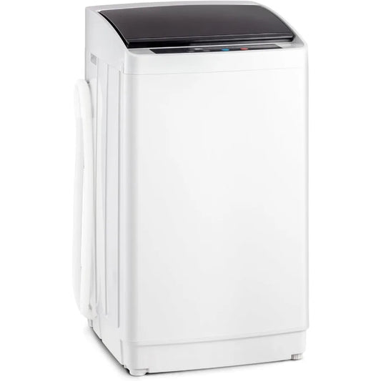 17.8LBS Portable FullAutomatic Electric Washing Machine with Stainless Steel Drum Compact Washer and Spin Dryer Combo featuring