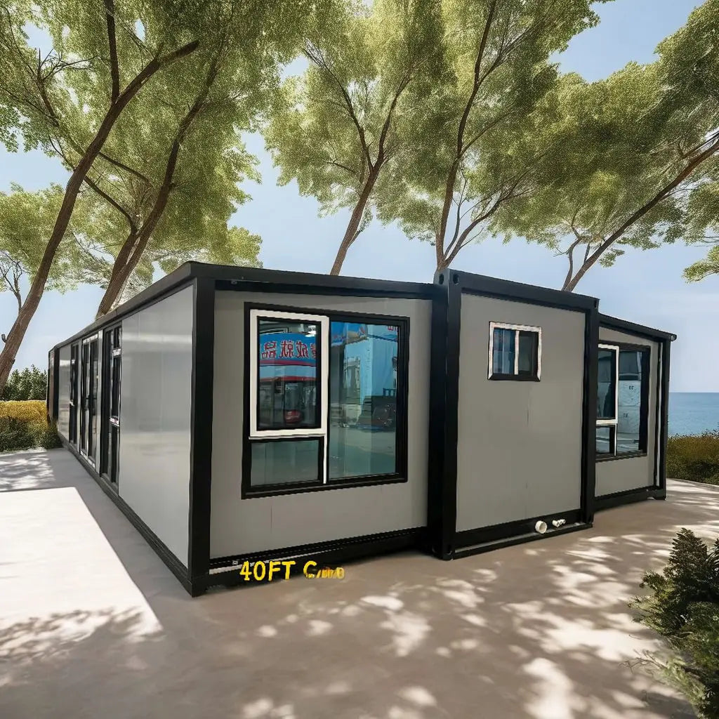 China Expandable Container House 20ft 40ft 3 Bedroom Folding House Prefabricated Portable Mobile Home Modular Container Houses
