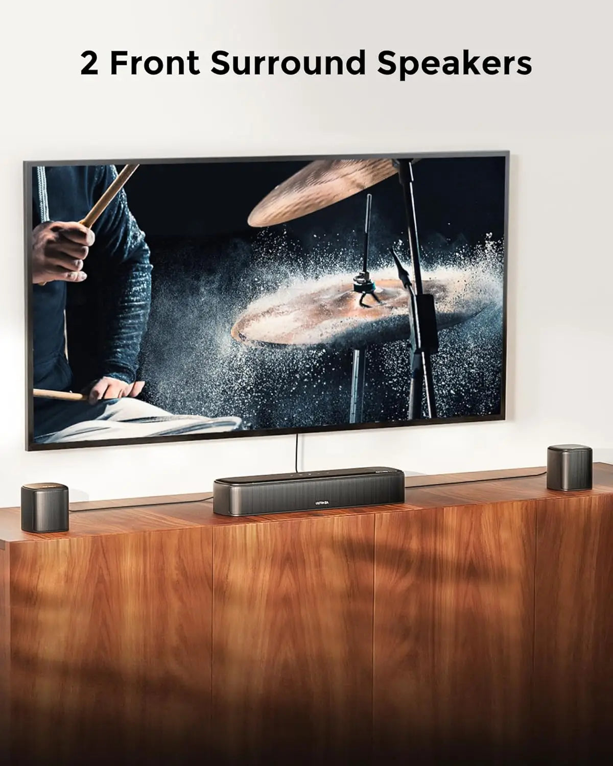 7.1ch Dolby Atmos Sound Bar with 4 Surround Speakers, Subwoofer, HDMI eARC for Smart TV Home Theater