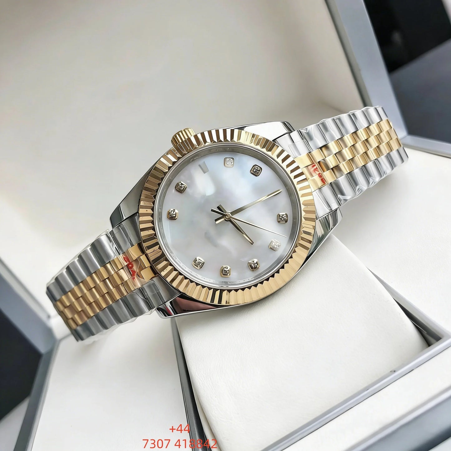 Customized luxury men's watch, 41mm, sapphire crystal, 316L stainless steel strap, 8215fully automatic mechanical movement