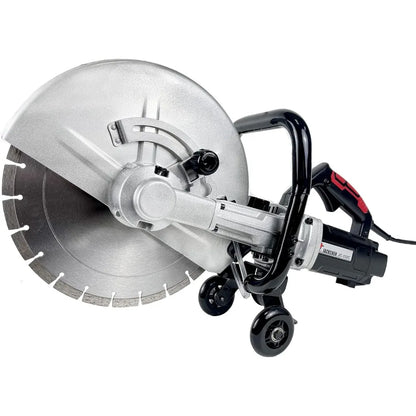14 Inches Concrete Saw Electric Powered 3000W Cut-Off Saw, 110V 4.8 Cut Depth and Electric Grinder With Diamond Blade