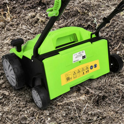 13" Electric Lawn Dethatcher w/ Collection Bag and Removable Blades Multifunctional Grass Trimmer Garden Trimming Machine