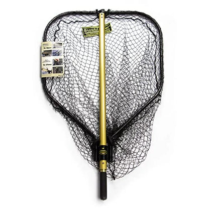 TS108S Tournament Series Precision Landing Net Gold/Black for Competitive Fishing with Durable Material and High-Visibility Des