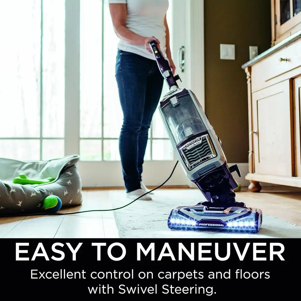 NV752 Rotator Powered Lift-Away TruePet Upright Vacuum with HEPA Filter, Large Dust Cup Capacity, LED Headlights, Upholstery Too