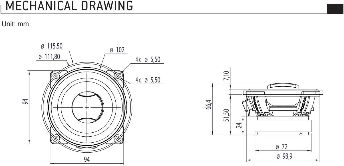 ASE165 Auditor EVO Series 6.5' 2-Way Component Speaker Kit