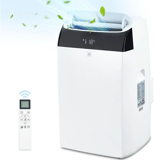 Portable Air Conditioner 3 in 1 Air Conditioner 14000BTU with Sleep Mode Auto Swing with Cooling Dehumidifier & Fan Modes
