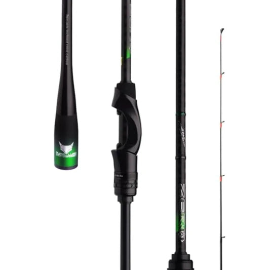 Zero Ultralight Fishing Rod Solid Tip 40 Ton Carbon Fiber Spinning Casting Rod 2 or 5Piece Extra Fast Fast Action OneP