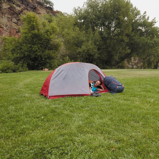 1 Person Hiker Tent， Clip Points and Webbing Make Set-up Easy