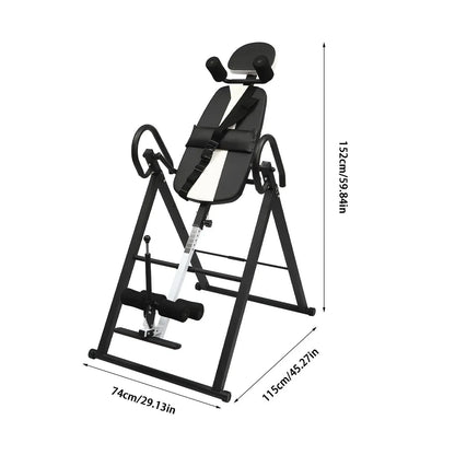Foldable Inversion Table – Teeter Advanced Back Pain & Ankle Relief Gravity Fitness