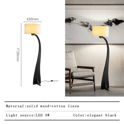 Modern Wooden Floor Lamp Home Decor Led Night Lights Living Room Sofa Standing Lamp for Bedroom Lighting for Living Room