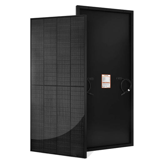 250 Watt 24 Volt 16BB Cell Monocrystalline Solar Panel N-Type Cells High Efficiency Solar Module for RV Trailer, Customized