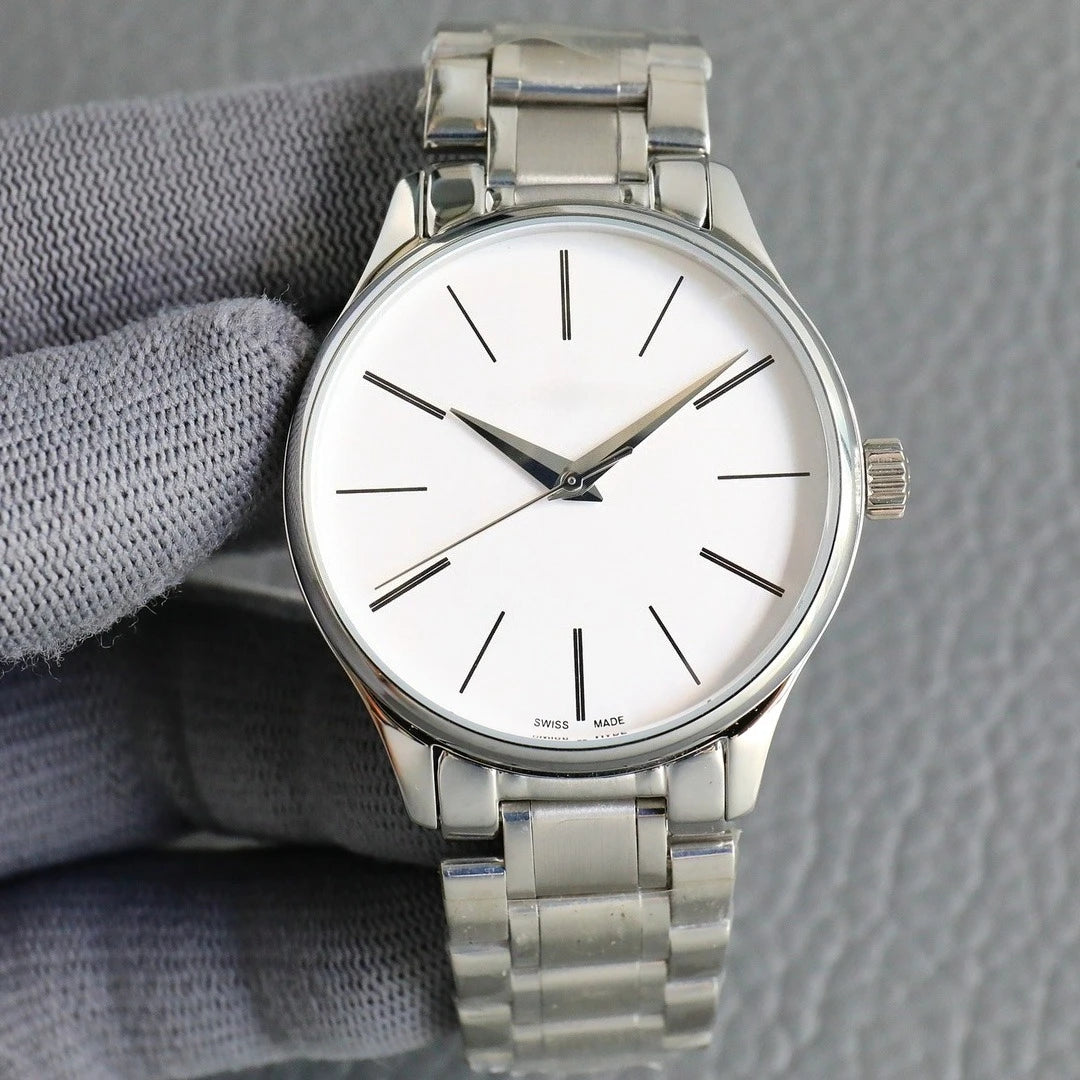 VC Top Brand Reissue Watch with Versatile Case and Moon Phase Design for Men