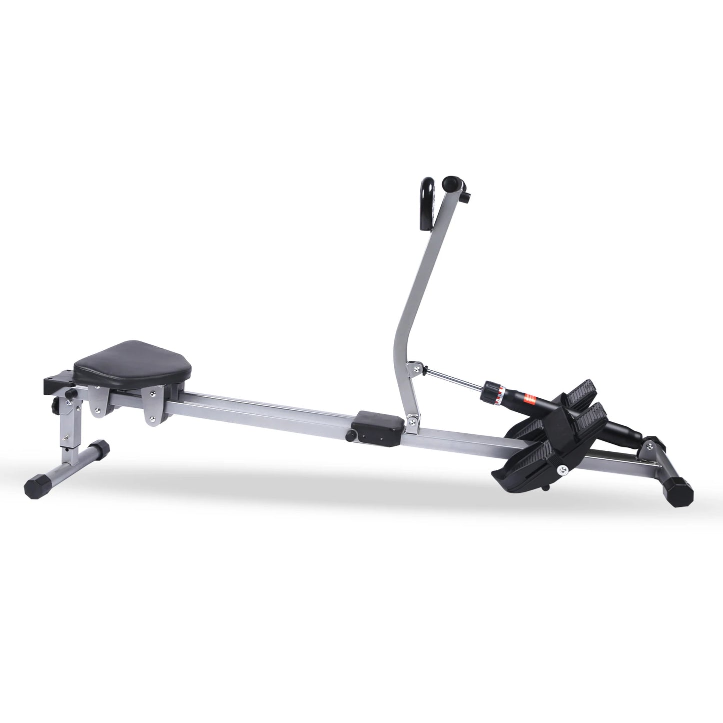 Fitness Rowing Machine Rower Ergometer, with 12 Levels of Adjustable Resistance, Digital Monitor and 260 lbs of Maximum Load, Bl