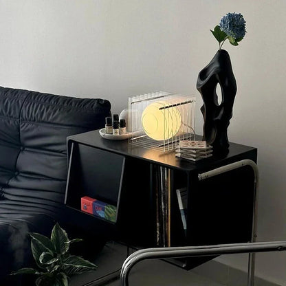 Nordic Style Bedroom Ambient Lamp, Artistic Atmosphere Lamp Suitable for Living Room and Bedroom, Illuminating Desk Lamp