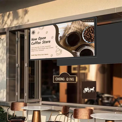 CX P5 Outdoor LED Sign 65"×34" IP65 Waterproof WiFi USB Programmable Digital Display Scrolling Message Board for Business Text I