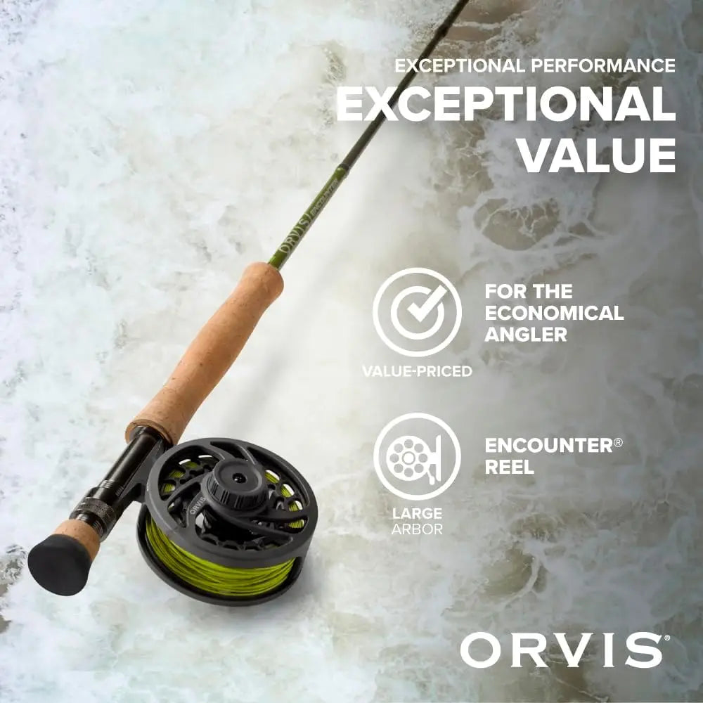 4-Piece Fly Fishing Rod and Reel Combo with Smooth Performance, Includes Reel, Line, Backing & Leader
