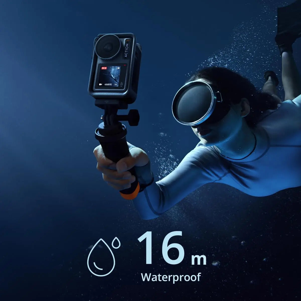 4K/120fps Waterproof Action Camera with 1/1.3-Inch Sensor, 160-Min Battery, Low-Light Performance for Outdoor Adventures