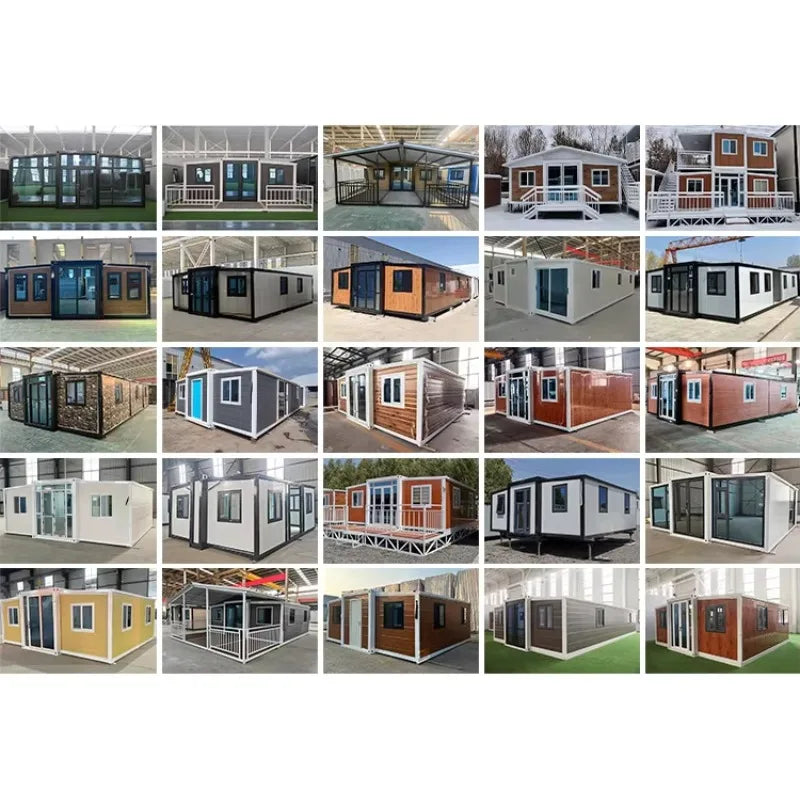 Prefabricated Building Expandable Container House 20ft 40ft Mobile Tiny House Living Hotel Office 2 3 4 Bedrooms Warehouse Barn