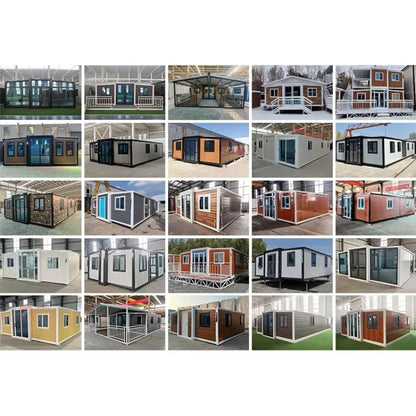 Prefabricated Building Expandable Container House 20ft 40ft Mobile Tiny House Living Hotel Office 2 3 4 Bedrooms Warehouse Barn