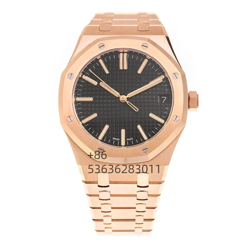 Customized Factory Double Cycloid Hollow Out 41mm 15510 Watch 316L Luxurious Waterproof Mechanical Man Watch