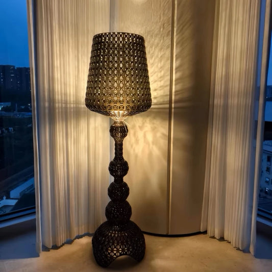 Italian Design Personality LED Floor Lamps Creative Hollow Acrylic Standing Light Living Room Bedroom Decor Lighting Fixtures