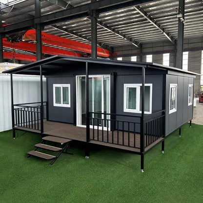 Prefabricated Building Expandable Container House 20ft 40ft Mobile Tiny House Living Hotel Office 2 3 4 Bedrooms Warehouse Barn