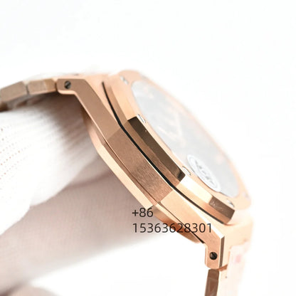 Customized APS Factory Double Cycloid Hollow Out 41mm 15407 Watch 904L Luxurious Waterproof Mechanical Man Watch