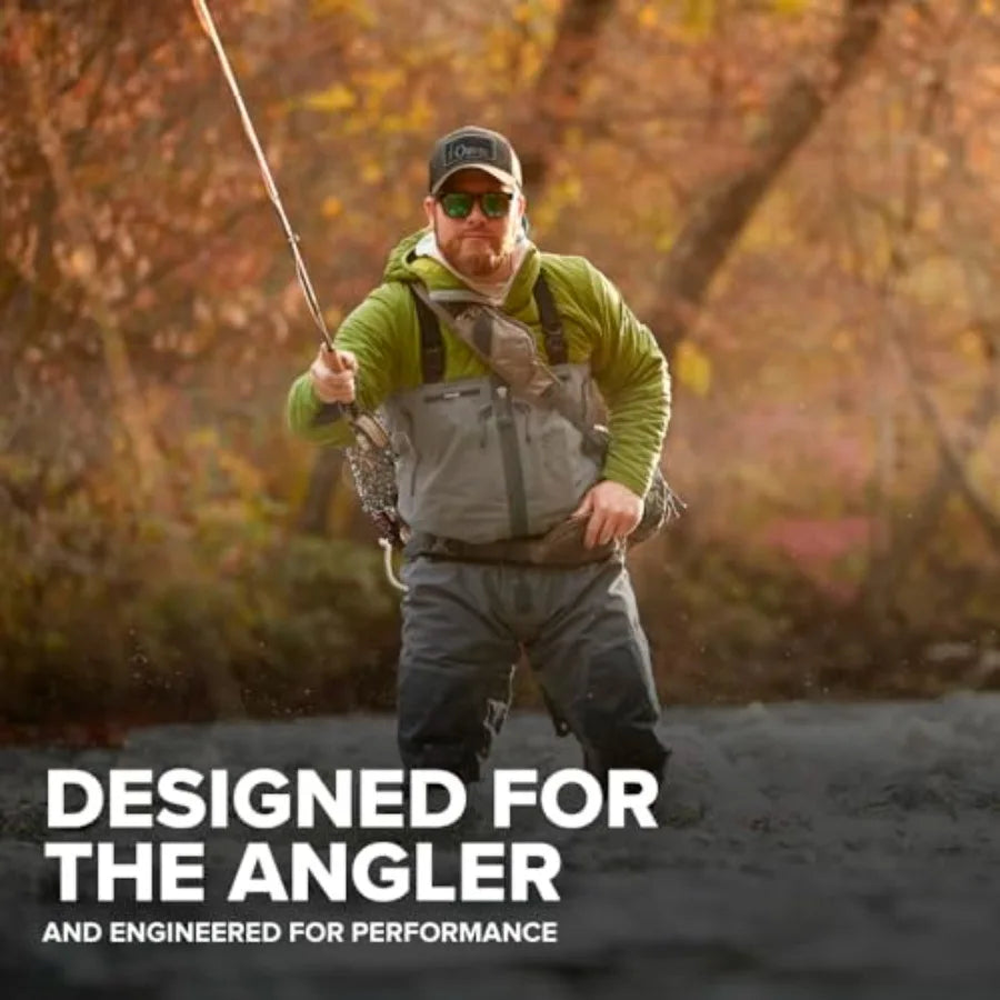 Fishing Rod and Reel Combo with Large Arbor Reel Weight-Forward Floating Line Backing and Leader for Versatile Outfit in Black