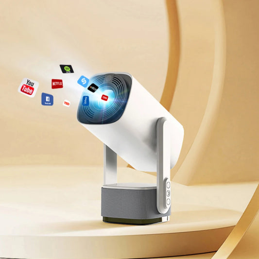 K2/K2N Smart Outdoor Projector 230 ANSI Android 11 Dual Wifi6 BT5.0 4K 1080P 1280*720P HD Home Cinema Outdoor Projector Battery