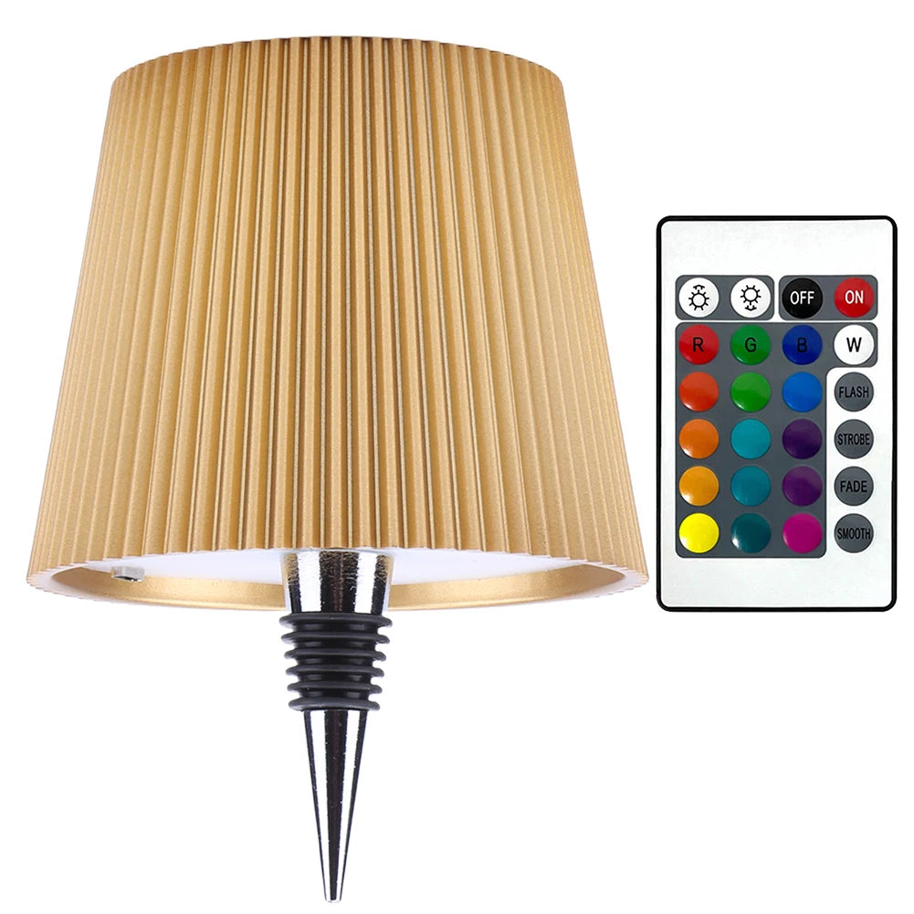 Wireless Bottle Lamp Rechargeable Wine Bottle Light Touch-Control Wine Bottle Lamp Decorative Night Light for Bars Restaurants