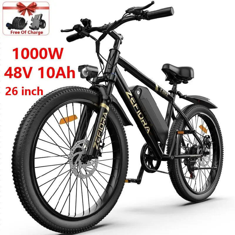 Electric Bike 14 26 Inch 1000w 30-50mph 30-60miles 48v Removable Battery,multiple Different Models Mountain Electric Bicycle