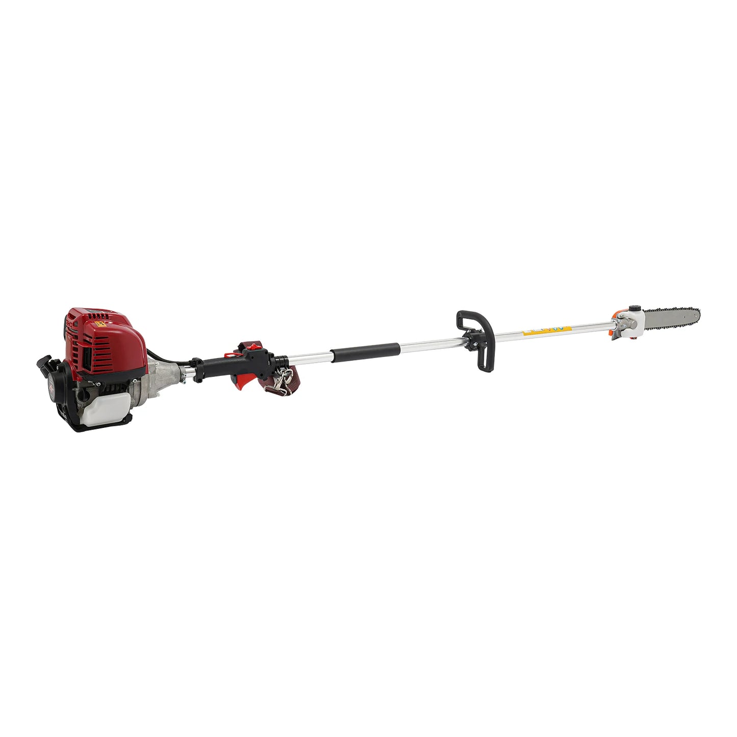 4-Stroke 140F Gas Pole Saw - 1.5m Pole, 12" Chain, 37.7cc 1.2kW, 6500rpm - Garden/Orchard/Farm Tree Trimming Tool