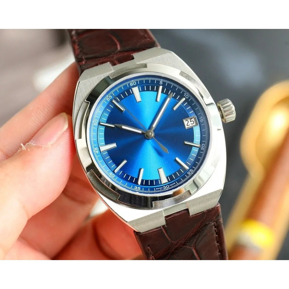 VC Top Brand Reissue Watch with Versatile Case and Moon Phase Design for Men