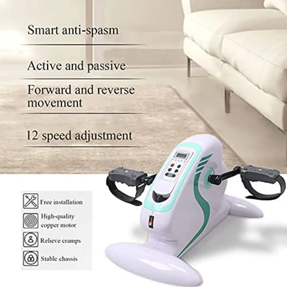 Home Exercise Bike Indoor Mini Fitness Exercise Bike Treadmill Vertical Rehabilitation Bicycle Cycling Stepper Leg Pedal Traine