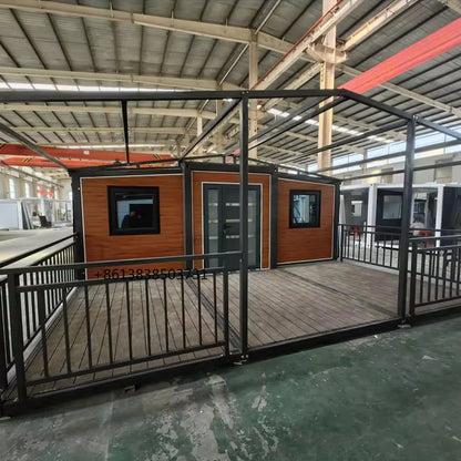 Prefabricated Container House Tiny Home 2 3 Bedrooms Steel Cabin Prefab House 20ft 40ft Portable Modular Mobile Garden Rooms