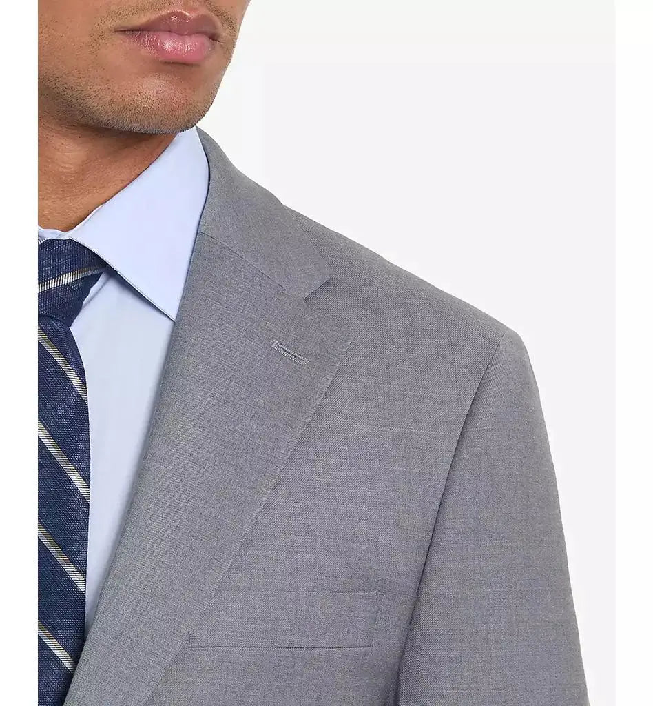 Tommy Hilfiger | Men's Solid Pearl Grey Suit Jacket