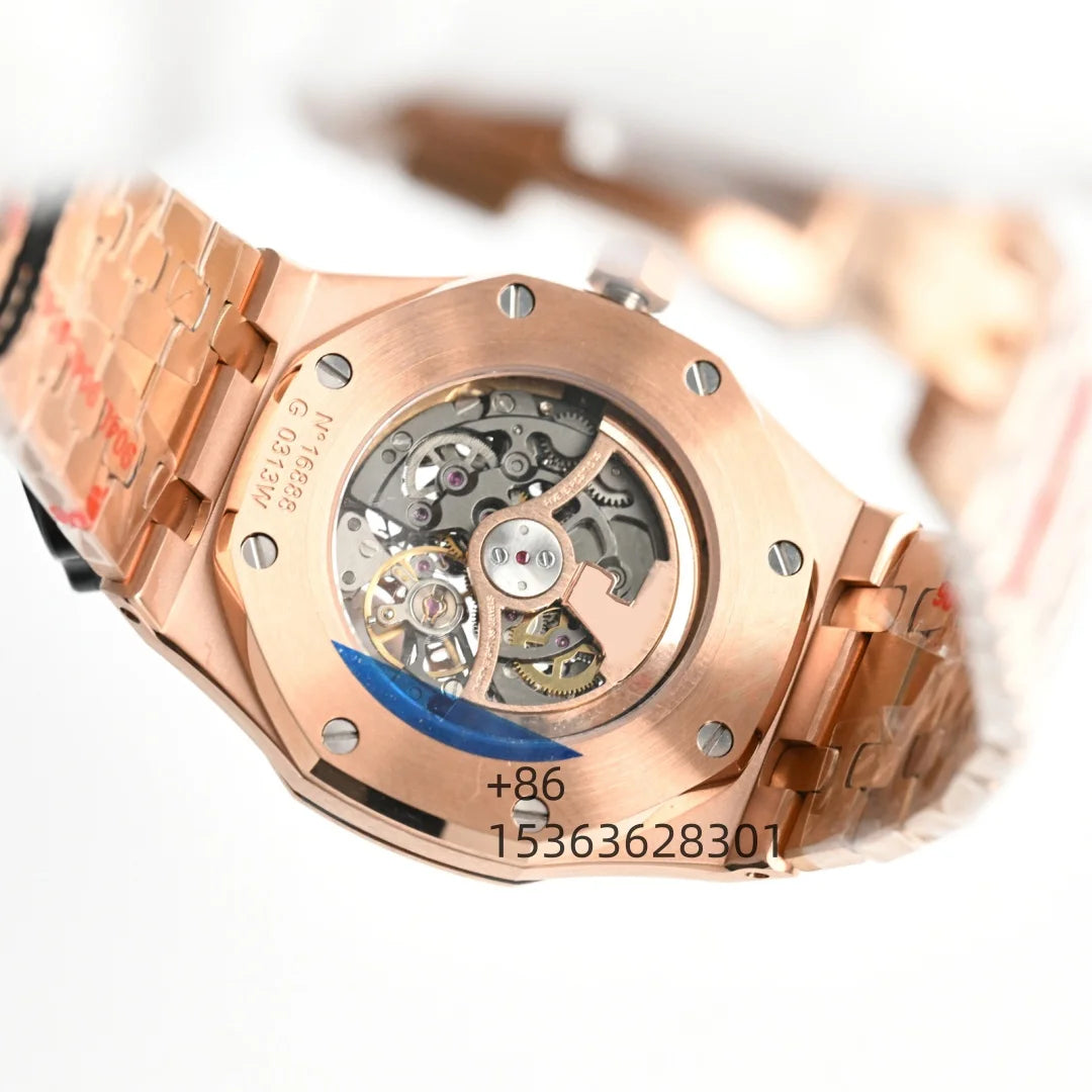 Customized APS Factory Double Cycloid Hollow Out 41mm 15407 Watch 904L Luxurious Waterproof Mechanical Man Watch