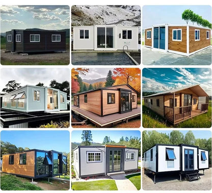 20ft Expandable Container Prefabricated House 3 Bedroom Luxury Container House Complete with Multiple Container Room Customized