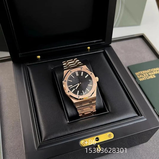 Customized Double Cycloid Hollow Out 41mm 15510 Watch 316L Luxurious Waterproof Mechanical Man Watch