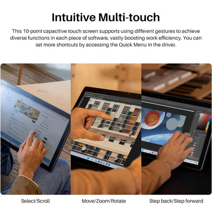 Kamvas Studio 16 Huion Tablet 15.8 Inch Pen Computer 2.5K Finger Touch Screen Windows 11 Profession Drawing Tablet  512G SSD
