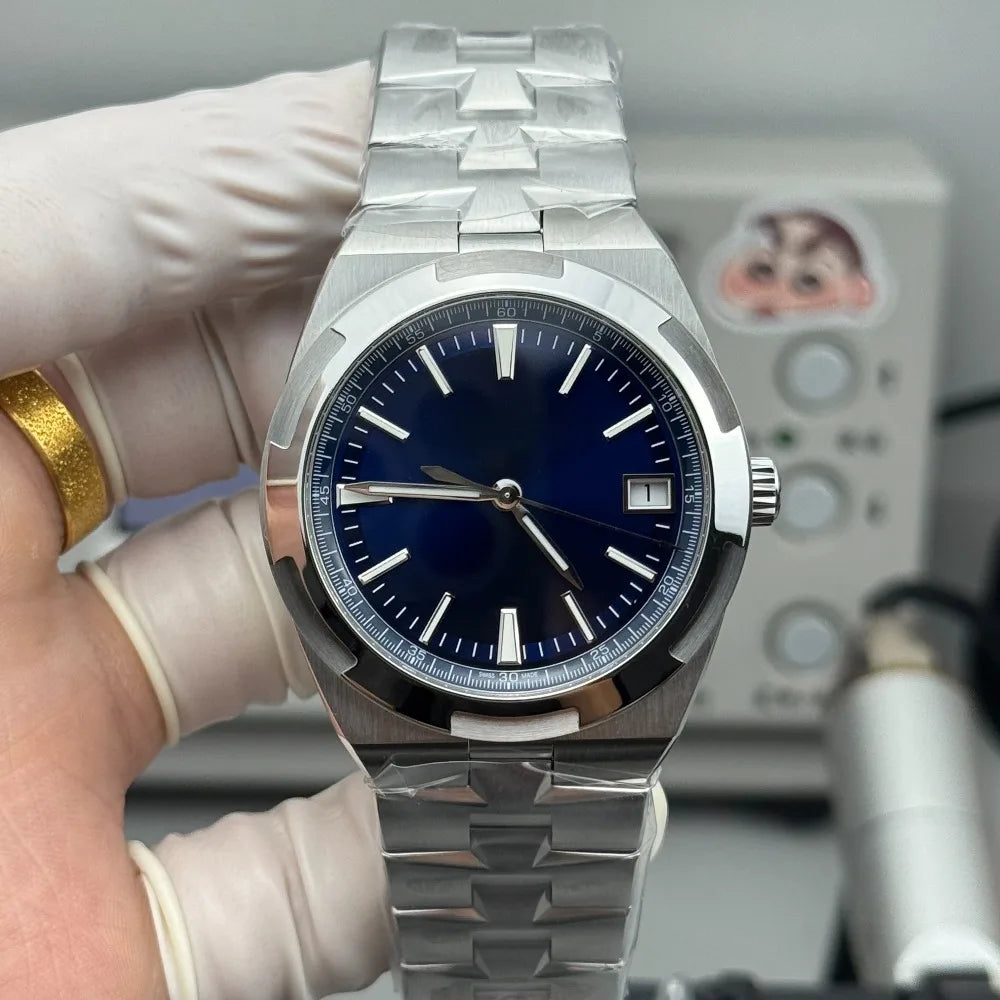 New Top Brand Reissue Watch with Versatile Case and Moon Phase Design for Men