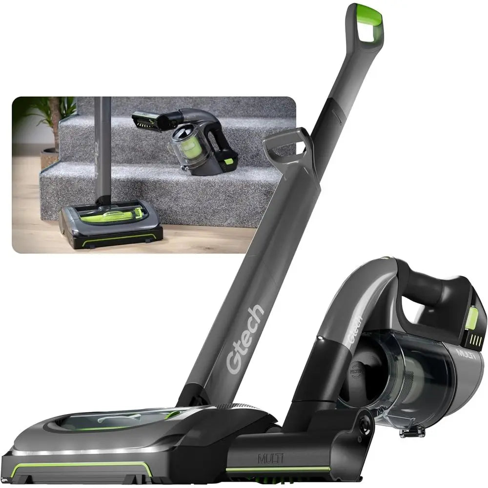 Cordless Vacuum Cleaner Bundle - Includes The AirRam 2 Upright and The Multi Portable Handheld - Rechargeable 22V Lithium Ion Ba