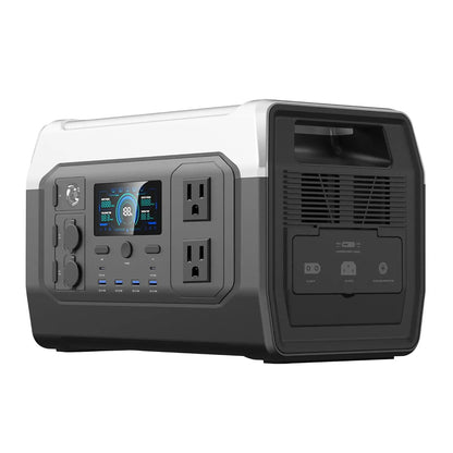 Portable Power Station,1024Wh LiFePO4 Battery, 1600W AC Outlets (2600W Surge),Solar Generator for Outdoor Camping