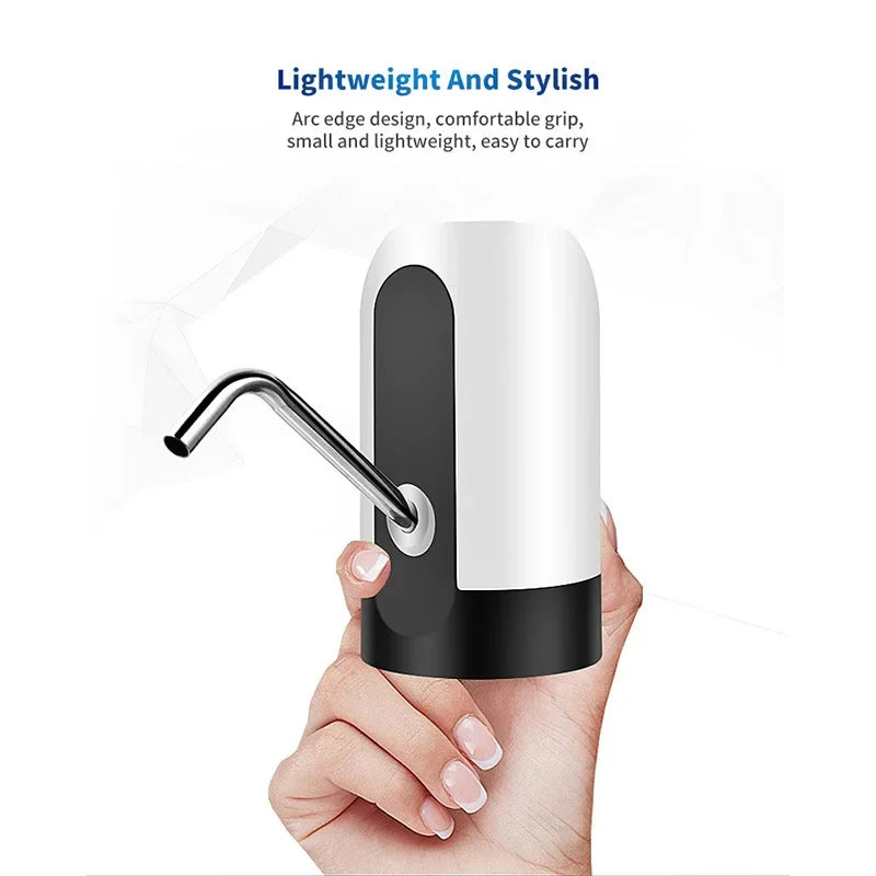 Drinking Fountain Water Bottle Pump Home Garden Automatic Switch One Click Kitchen Dining Room Mini Electric USB Charging Carboy