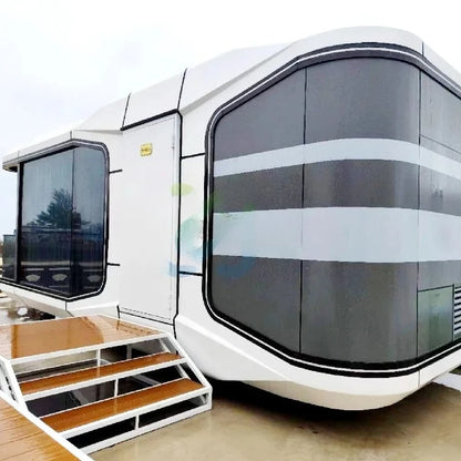 Customized Modern Modular Prefab Container House Factory Supplied Prefabricated Home Office Commercial Space Capsule House