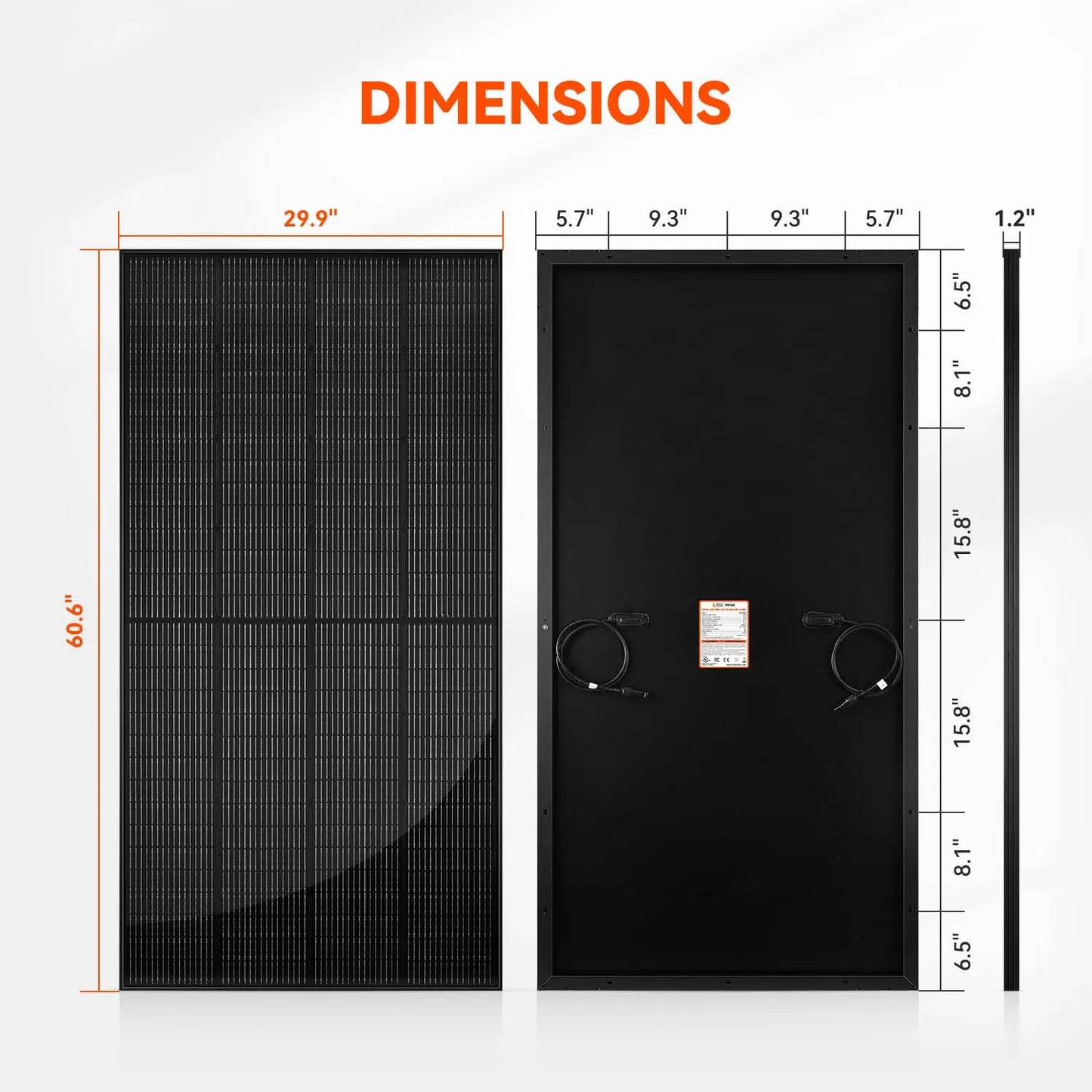 250 Watt 24 Volt 16BB Cell Monocrystalline Solar Panel N-Type Cells High Efficiency Solar Module for RV Trailer, Customized
