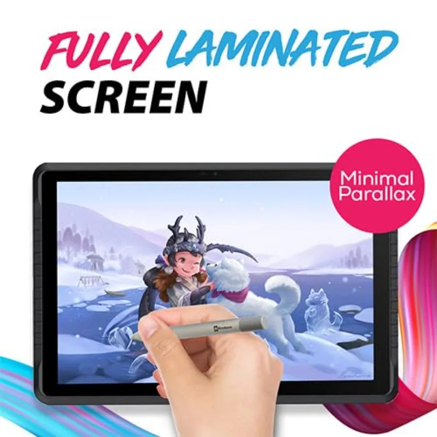 Standalone graphics tablet for artists: laminated 2K display Android 14 included stylus pen lifetime PRO drawing tutorials apps
